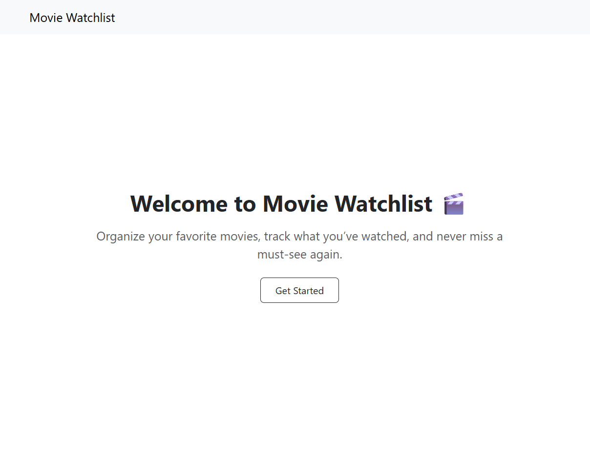Movie Watchlist